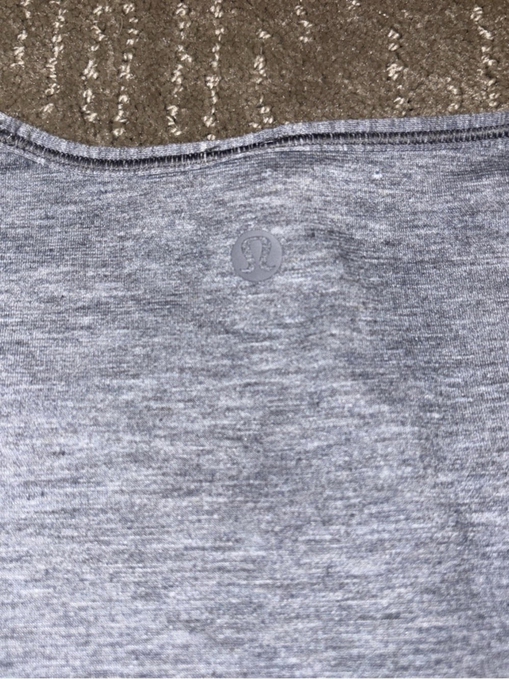Lululemon grey cross front top in the softest material